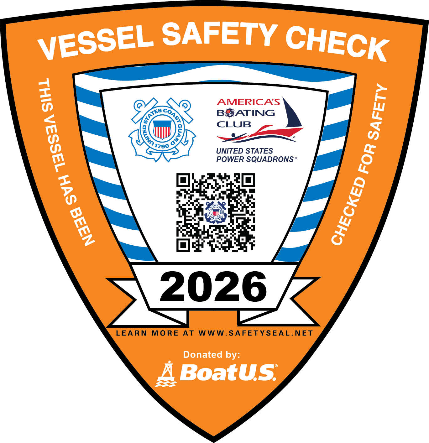 2026 Vessel safety check decal
